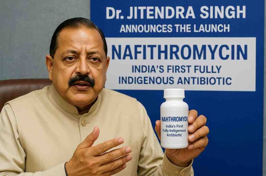 ‘Nafithromycin’,Dr. Jitendra Singh
